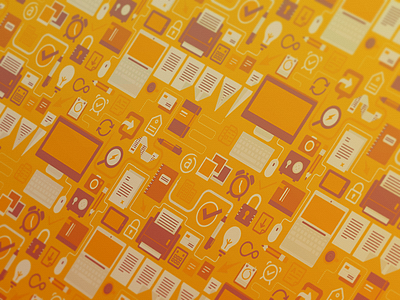 Workspace Pattern 2 evernote icon office orange pattern workspace