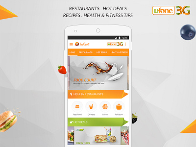 FoodCourt android app application econceptions food foodcourt iphone me2ahmedhassan ufone