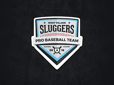 Baseball Emblem badge ball base baseball coat of arms crest emblem logo shield stitch