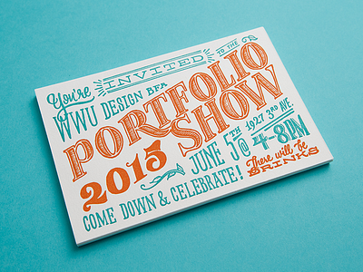 Letterpressin' handtype invitations lettering letterpress portfolio