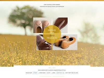 Katharine Page e commerce hero redesign refresh shoes