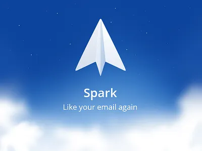 Spark - iOS icon client email fly iphone paper plane readdle sky smart spark