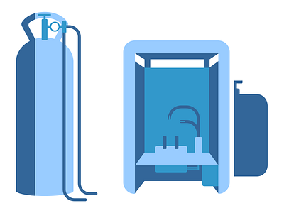 CO2 co2 flat geometry illustration