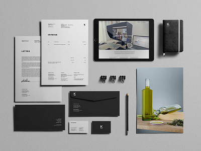 ...& Future brand identity loho minimal photography stationery tipography