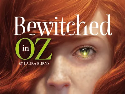 Bewitched book design fantasy typography