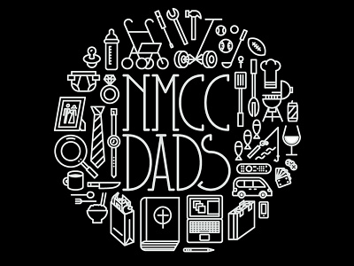 NMCC Dads design flat illustration illustrator vector