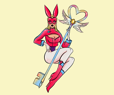 Bunny girl bunny girl illustration pinup