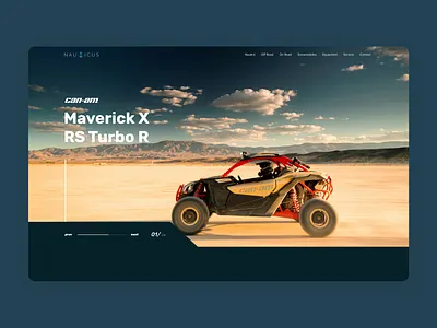 Nauticus adventure adventure landing adventure website brp brp can am brp website can am can am landing can am website canam canam landing dakar hero hero section landing landing page ui web design website design