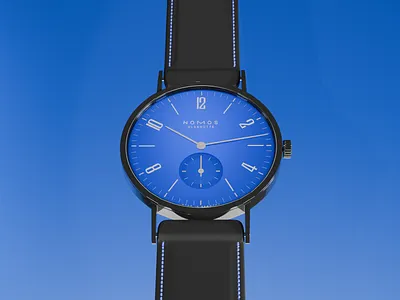 NOMOS Watch - Pink + Blue 3d 3d design 3d modelling animation blender