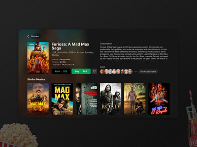 Smart TV Movie App / UI/UX app ecommerce film graphic design movie tv ui ux