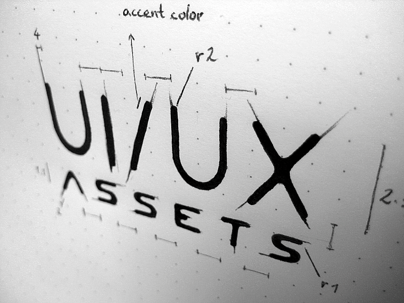 UI/UX Assets Logo Sketch by UI/UX Assets on Dribbble