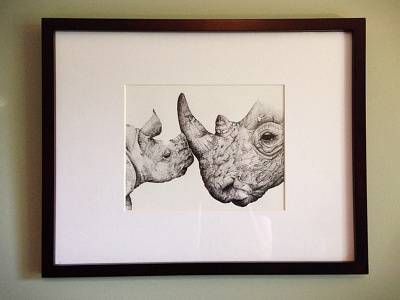 Rhino Framed