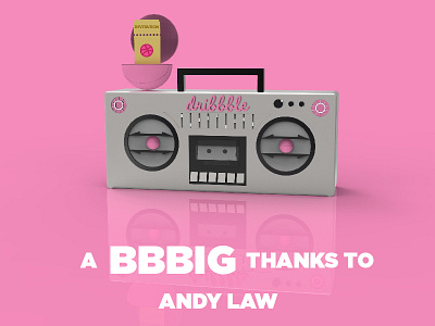 Hello Dribbble! 3d ai debut shot first shot