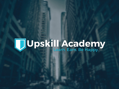 Upskill Academy Logo Design branding education logo