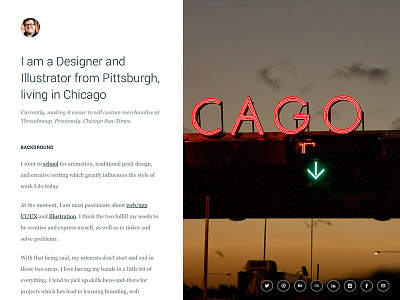 Portfolio Update [Split2] hero landing landing page portfolio profile ui ux