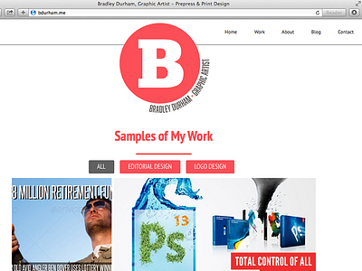 Portfolio Website font awesome foundation illustrator indesign photoshop s svg logo wordpress
