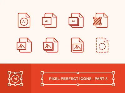 Create Pixel Perfect Icons - Part 3 file icons illustrator image outline icons pixel perfect pixel perfect icons png vector
