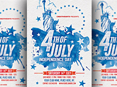 July4thjpg 4th of july card event flag flyer independence day invitation july 4th july 4th celebration poster usa
