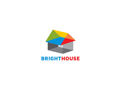 Brighthouse logo brand branding bright building colorful concept design house icon logo logotype mark