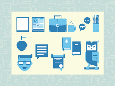 Education Icons education icons illustration vector