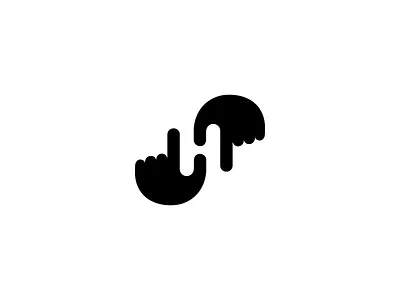 "Handson" - H icon aiste aiste designer brand studio branding agency good logo hand hands hidden idea hidden message letter logo agency logo design logo mark negative space negative space logo negativespace simple logo smart by design startup