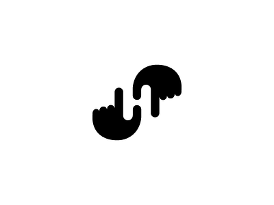 "Handson" - H icon aiste aiste designer brand studio branding agency good logo hand hands hidden idea hidden message letter logo agency logo design logo mark negative space negative space logo negativespace simple logo smart by design startup