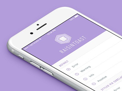 RZ Raisintoast github icon ios purple raisin simple toast wip