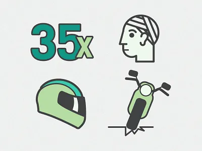 Motorcycle Infographics helmet illustration infographics motorcycle vector