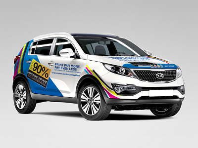 Epson Kia Sportage Wrap car design epson its kia print printers sportage vehicle vinyl wrap xigen