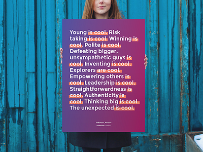 Is cool buy cool jeff bezos office poster quote shop startup store