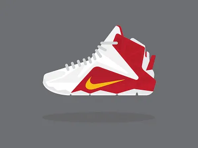 Sneakons Nike LeBron 12 design illustration lebron nike shoes sneakers sneakons