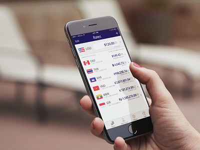 Currency App app iphone light mobile money ui ux