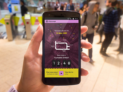 Public transport time machine 48 hours concept hack victripathon
