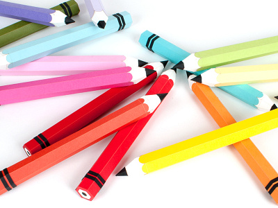 Pop Tone Paper Pencils 3d french paper paper paper craft pencils pop tone