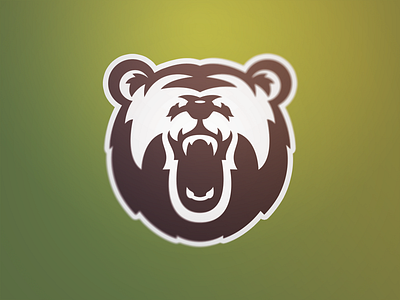 Bear | 1 color logos bear branding bruin identity logo sports branding sports identity sports logo