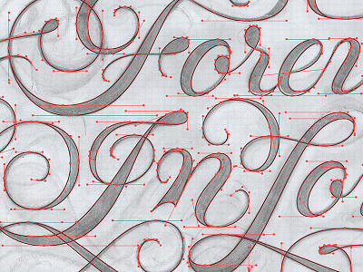 Forever In Love bezier hand lettering handles lettering script sketch vector