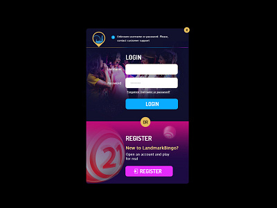 Login Design ui visual design