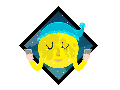 Uyur Yazar application gnctrkcll gnçtrkcll mobile mobileapp mobilebadge moon sms text texting
