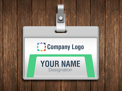 Free Identity Card Vector Mockup PSD free mockup mockup psd psd mockup