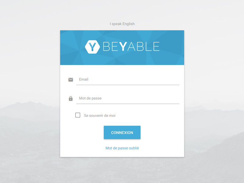Login page blue box button checkbox input login material design mountains password polygon shadow sign in