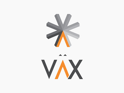 VÄX Logo accelerator brand business corporate design development identity incubator logo san diego startup swedish