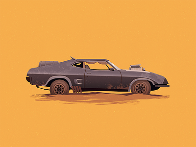 Mad Max Interceptor car fury road illustration interceptor istanbul mad max movie road warrior