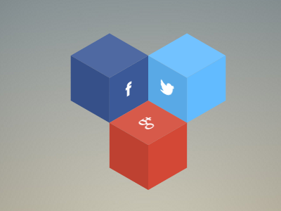 3D Hexagon share button concept 3d button css css3 share