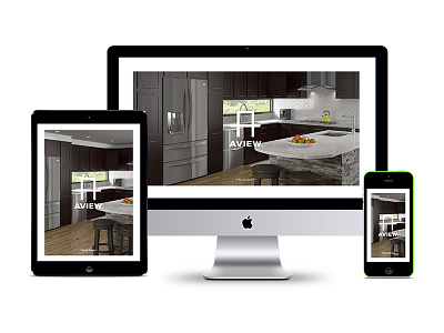 Aview Cabinetry - Responsive Showcase cabinetry derek mohr minimal modern responsive swiss typography ui ui design ux web design web development