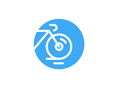 Unused Mark - Bike bike branding cycle icon line icon logo wheel