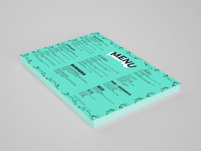 LuckyFox Menu Design branding design logo merchandise restaurant typography