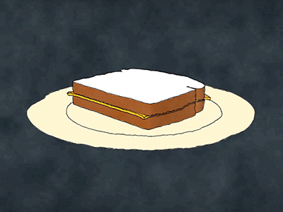 Sandwich animation bites cinema 4d gif illustration line sandwich sketch toon