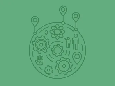 How do clubs work? icon illustration