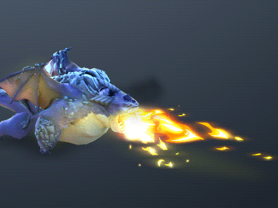 Fire Breath animation breath dragon fire flash fx smoke