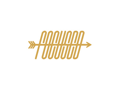 Focused arrow focus inspiration lettering typography